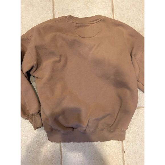 American Eagle Unisex Beige Ramones Graphic Oversized Sweatshirt Standard S - Picture 4 of 7